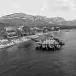 Vedere aeriană a exteriorului hotelului