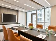 Boardroom with an HDTV