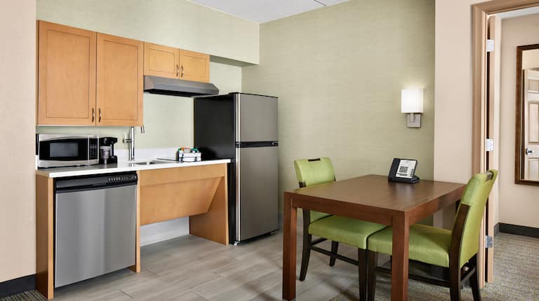 Suite Kitchen and Dining Areas