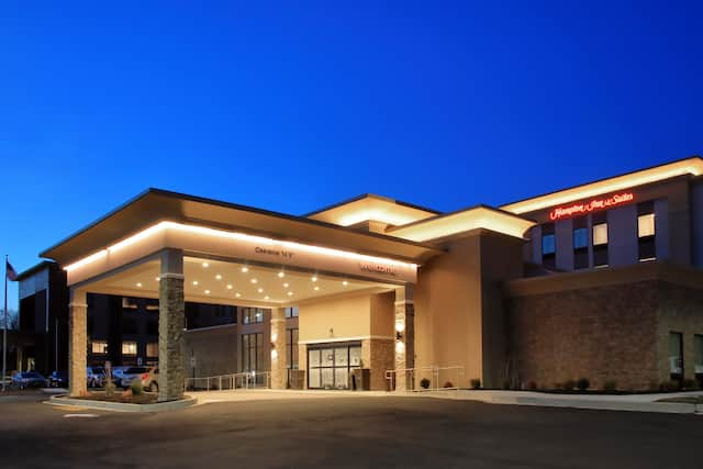 Hotel Exterior at Dusk