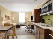 Home2 Suites by Hilton Baltimore/White Marsh, MD Hotel - King Suite Living Area