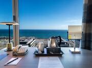 Desk in Panoramic Suite with Sea View