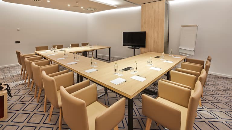 Meeting Room With U-Shape Tables