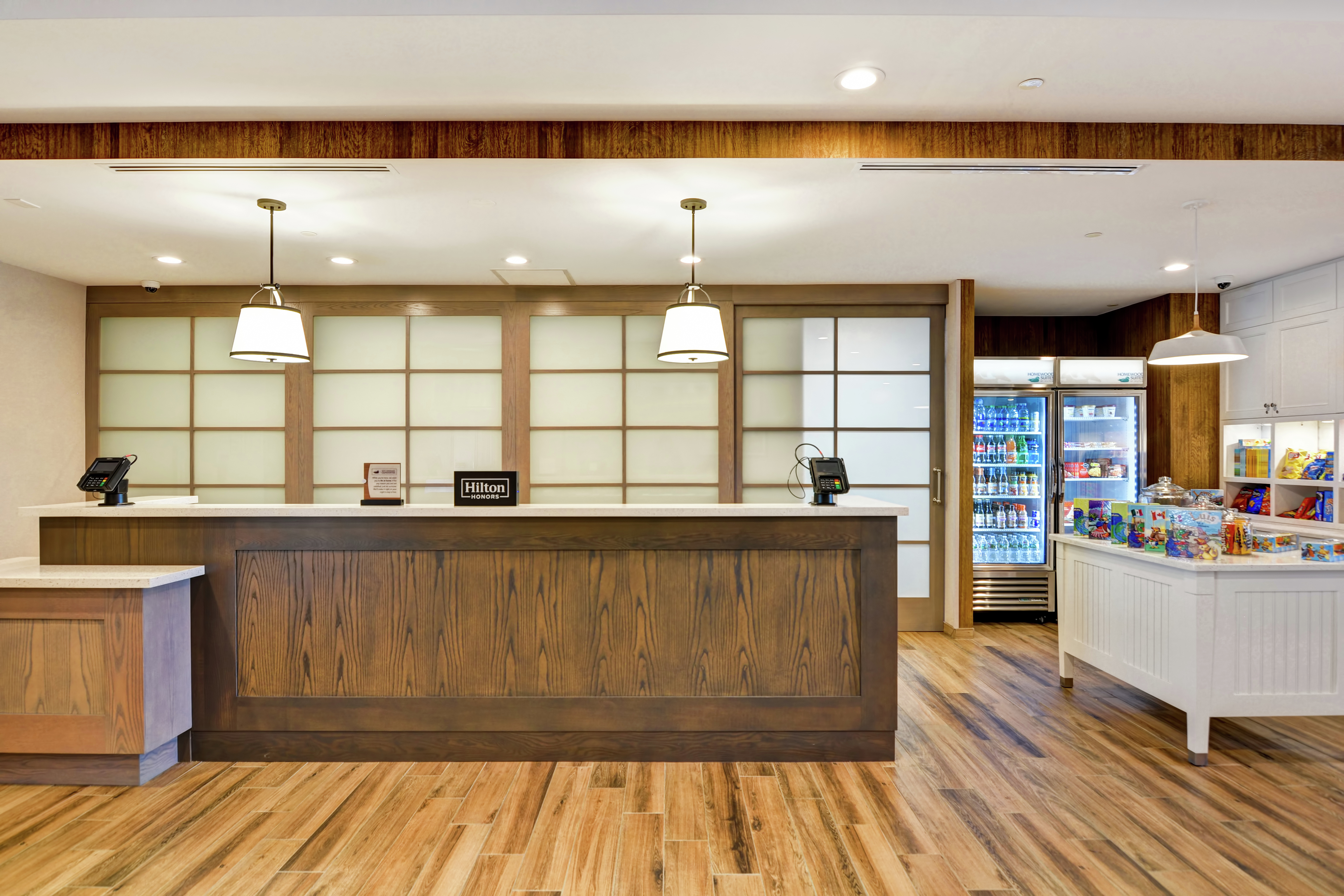 Lobby With Front Desk And Snack Shop