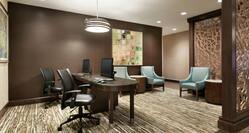 Modernly Furnished Business Center with Personal Work Stations