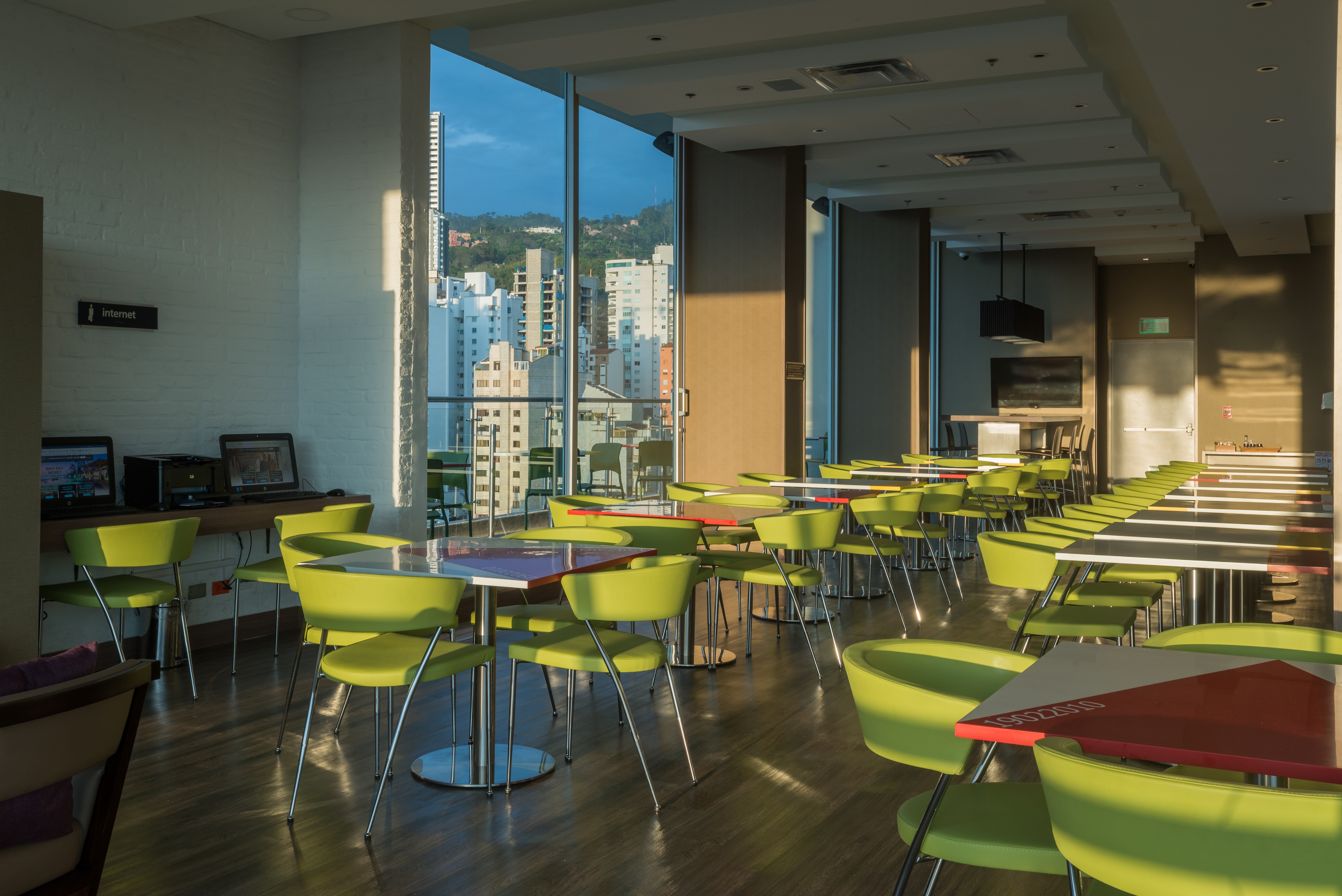 Dining Seating with City View