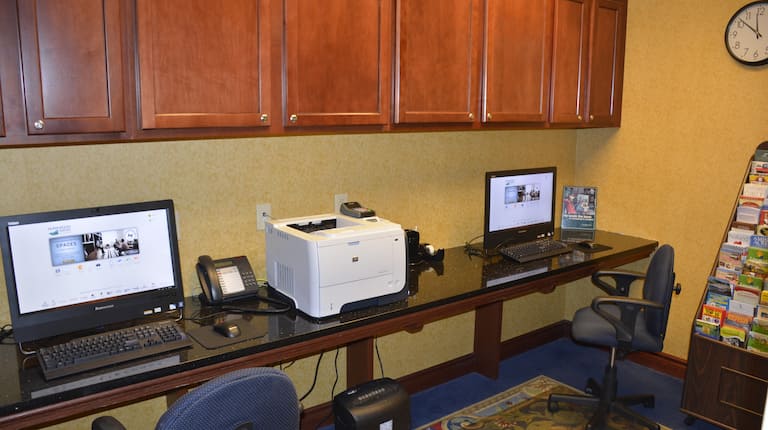 Business Center with computers