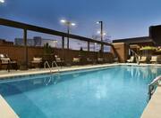 Outdoor Swimming Pool at Night