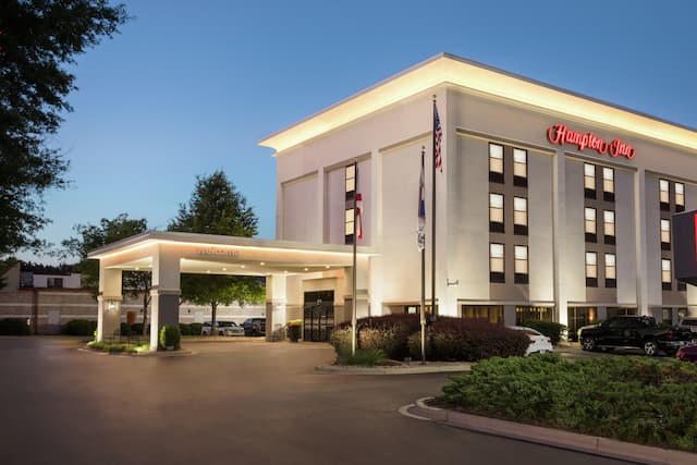 Hotel Exterior at Night