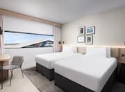 Twin Bedroom With Track View