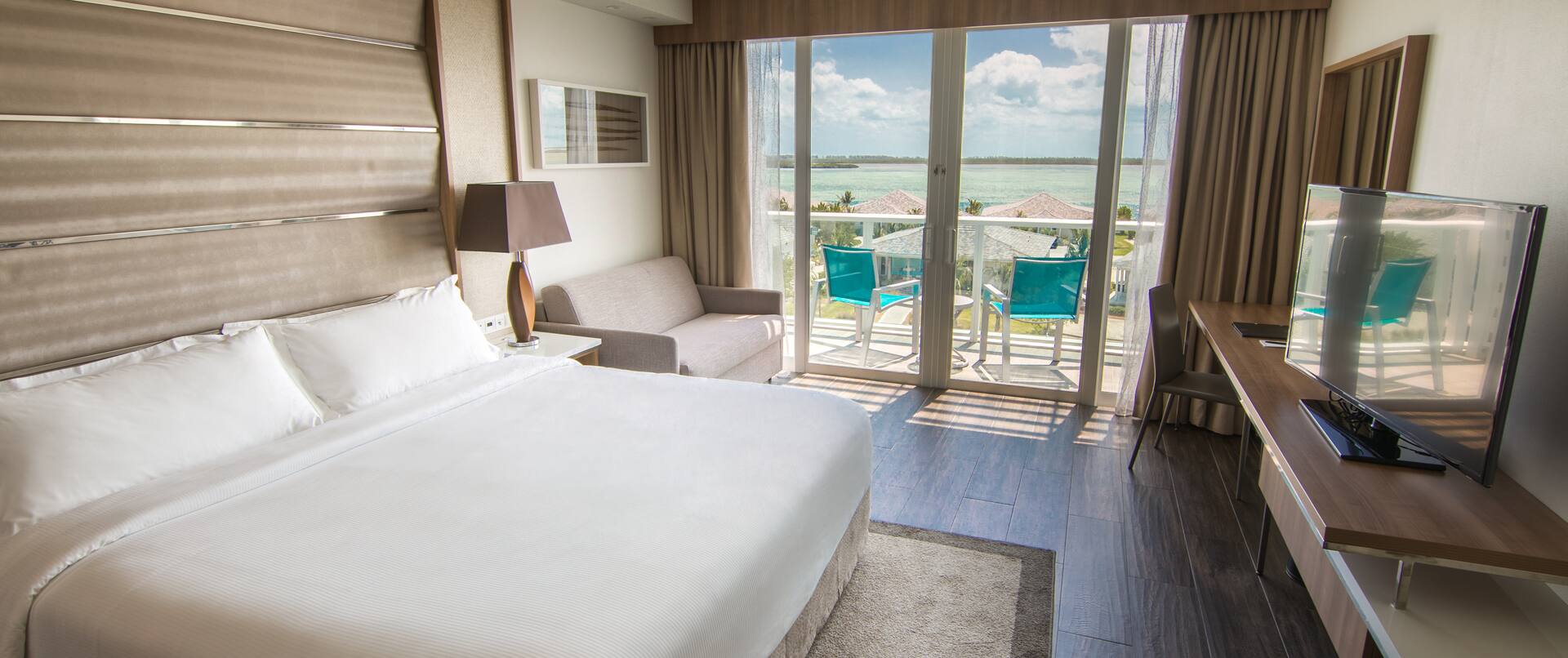 King Bed Room with Lagoon View