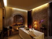 Spa Massage Table and Ambient Lighting