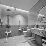 Bezbariérová koupelna