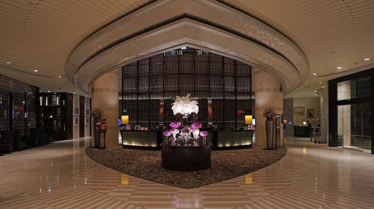 View of Lobby Area with Flowers