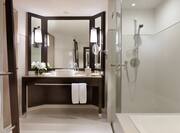 Deluxe Bathroom Vanity and Shower