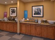 Breakfast Bar Area with Hot and Cold Foods