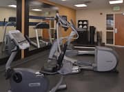 Fitness Room with Treadmill and Recumbent Bike