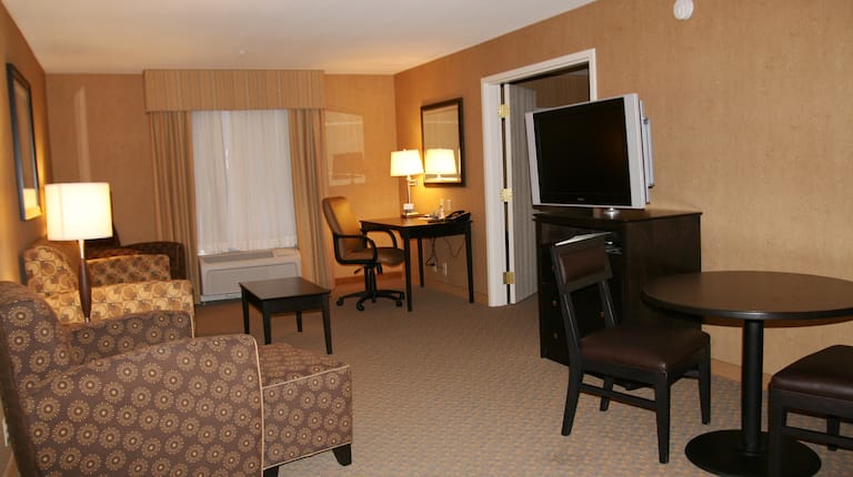 Double Queen Hotel Guestroom Suite Living Area