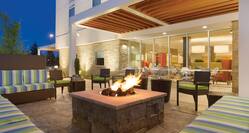 Home2 Suites by Hilton Bellingham Airport Hotel, WA - Fire Pit in Patio