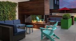 Hotel Outdoor Lounge Area