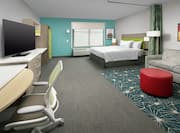 Accessible King Bed Guestroom Suite