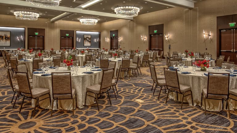 Meridian Ballroom with Banquet Setup