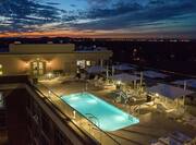 Outdoor Rooftop Pool and Skybar Patio