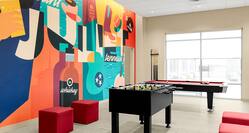 Recreational Area With Pool & Foosball Table