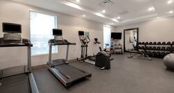 Fitness Center With Exercise Machines & Weights