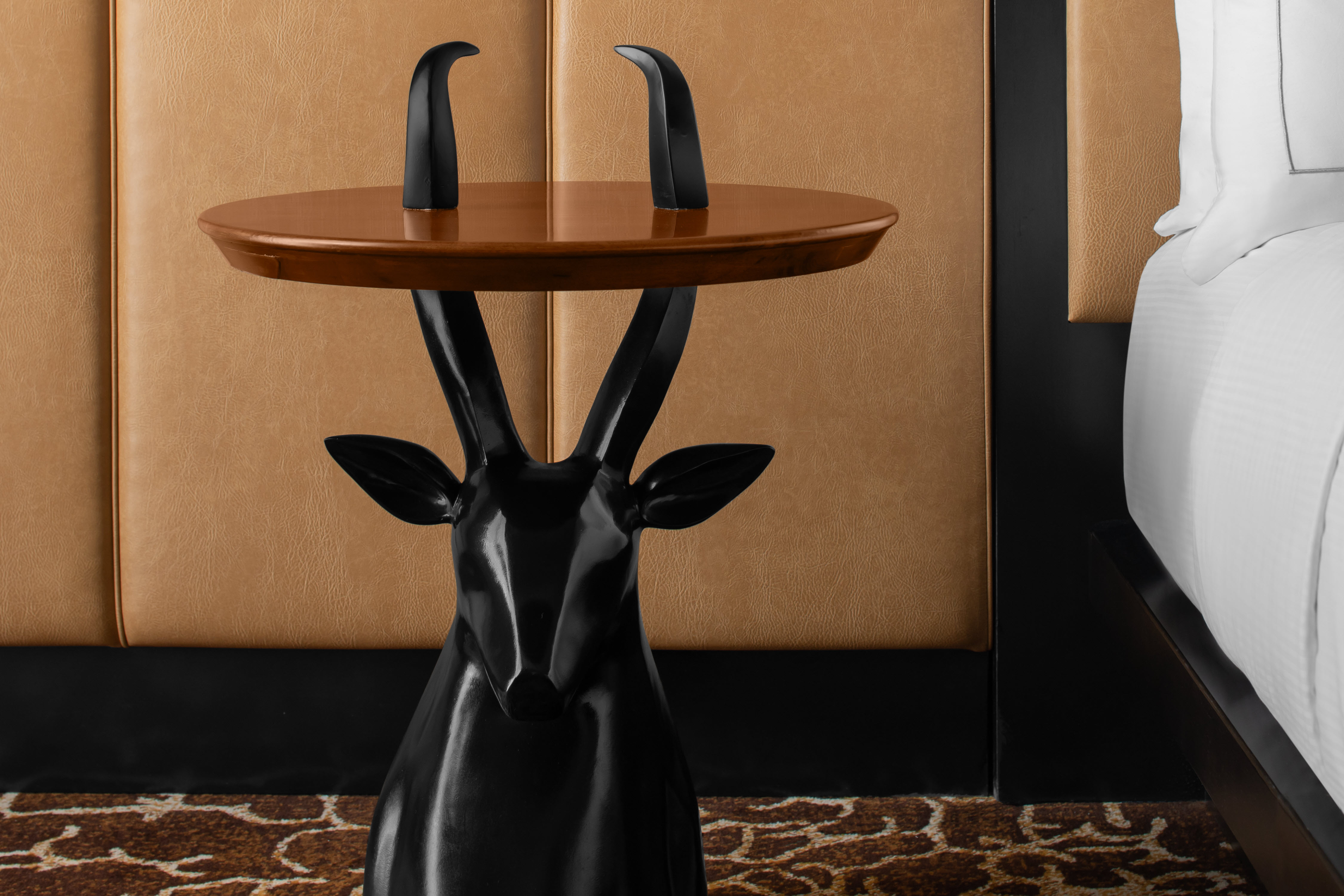 Guestroom Deer Table