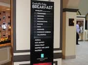 Cooked-to-Order Breakfast Sign
