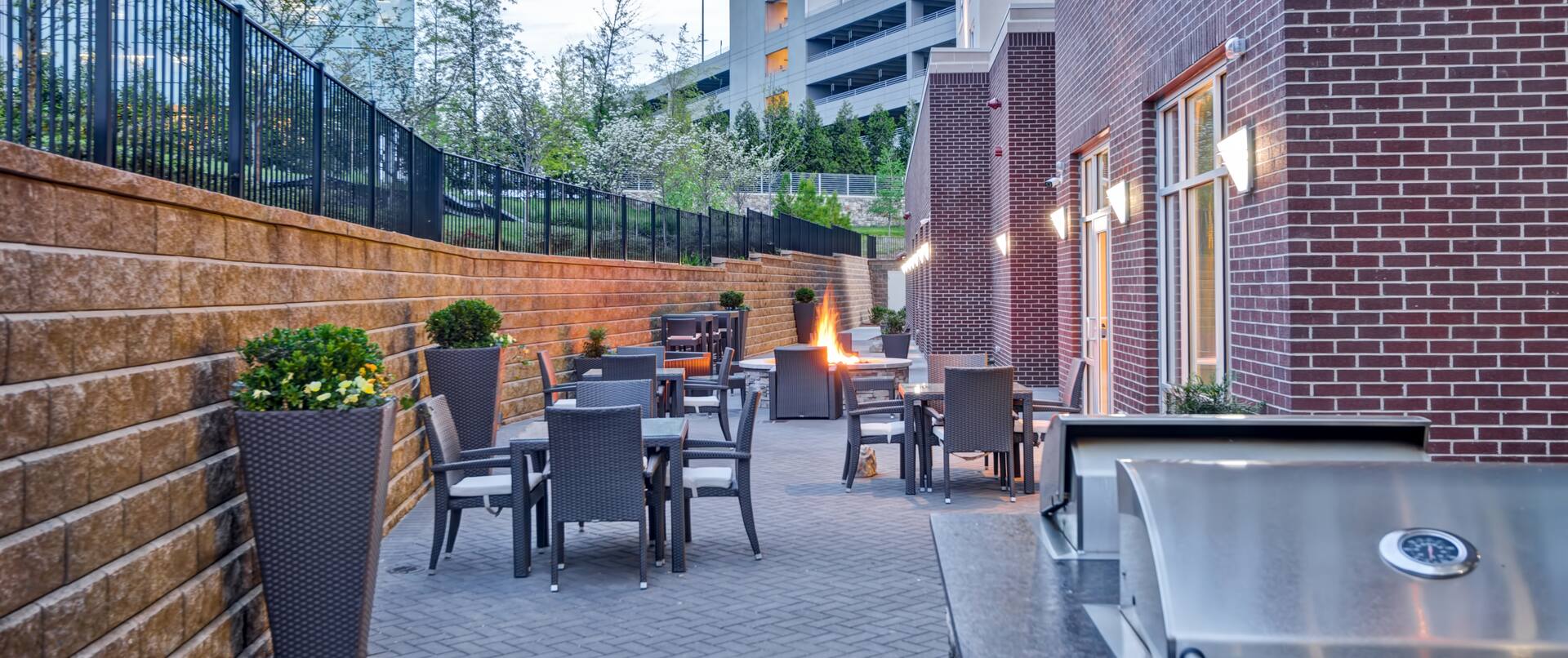Outdoor Patio with BBQ
