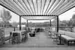 Outdoor Patio With BBQ Grill