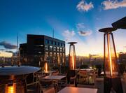 Sky 15 Rooftop Terrace at Sunset