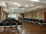 Meeting Room with Chairs Facing Podum