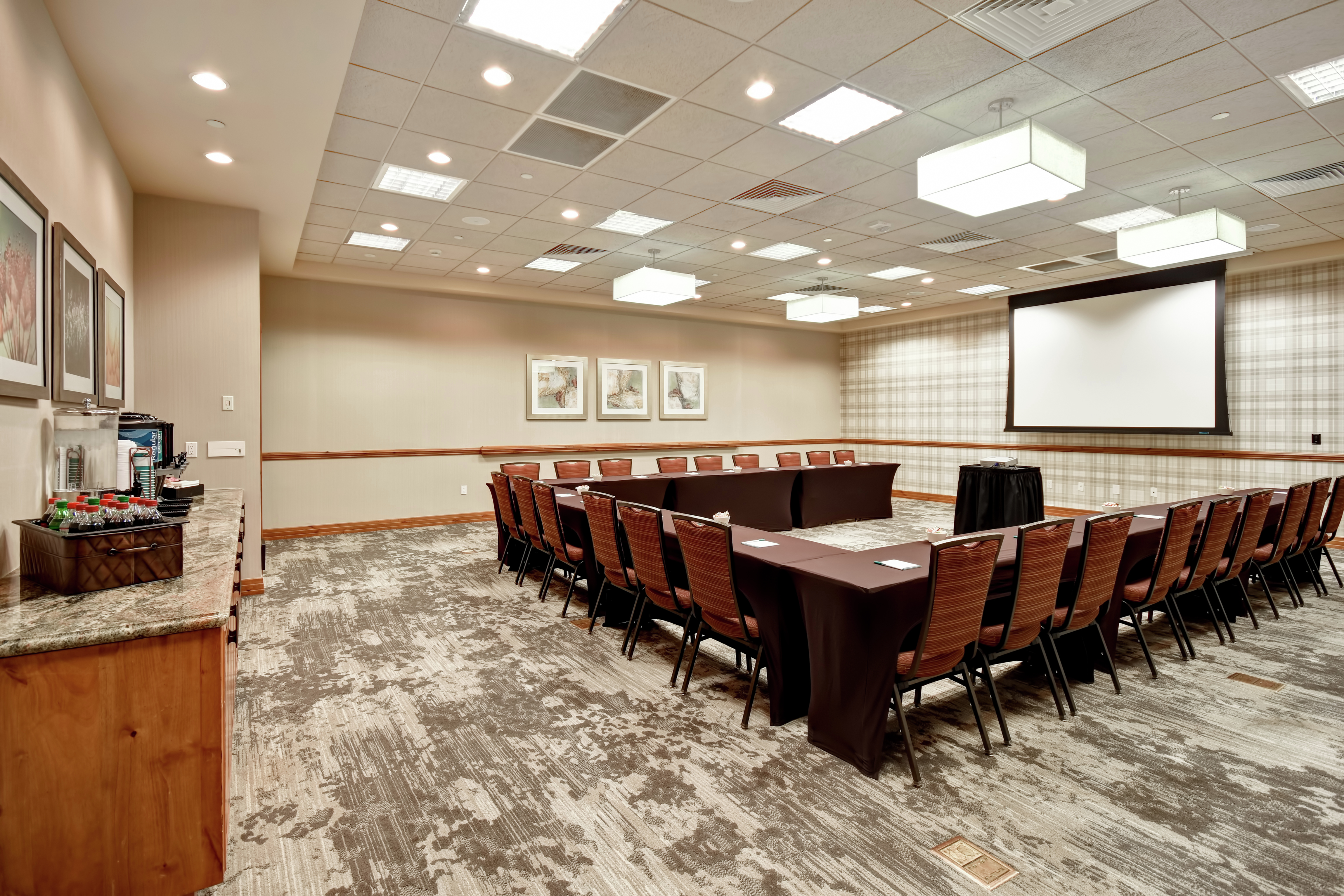 Meeting Room with U-shaped Setup
