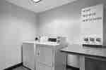 Convenient on site laundry room for guests 