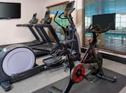 Fitness Center with  Modern Equipment and an HDTV
