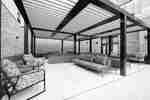 Sillones del patio al aire libre
