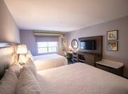 guest room, 2 queen beds, tv