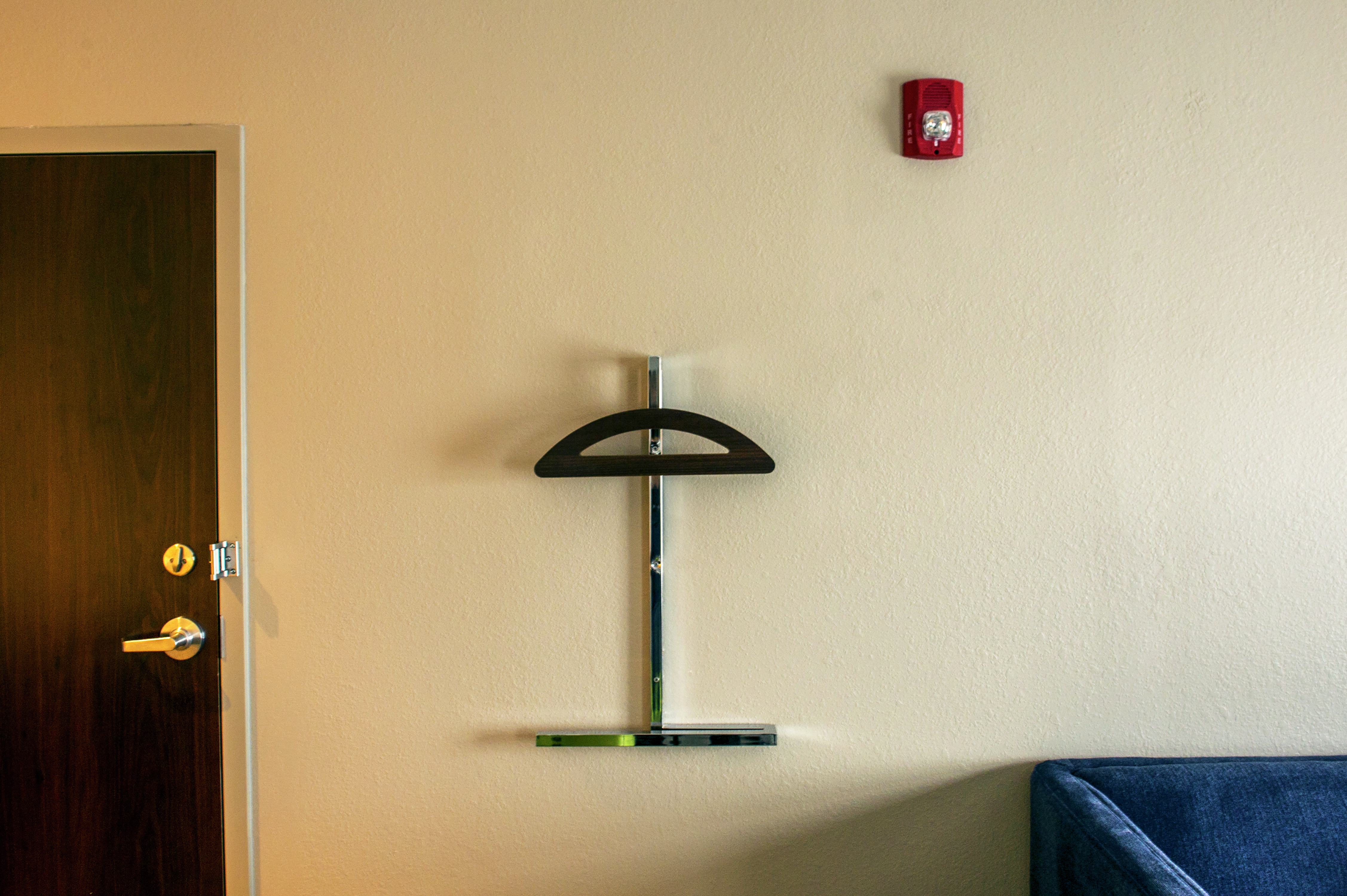 Accessible Guestroom with Fire Strobe Hearing Device