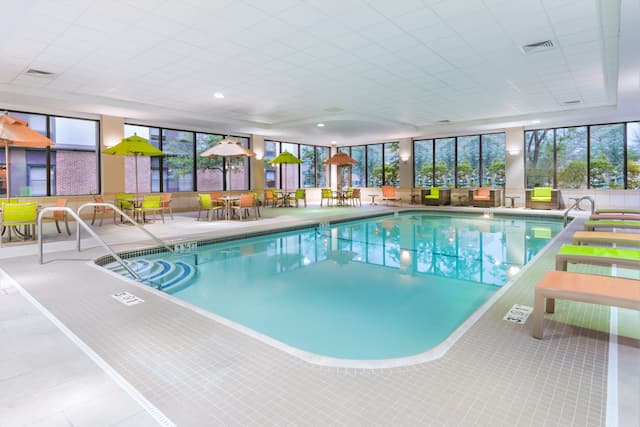 Indoor Pool with loungers
