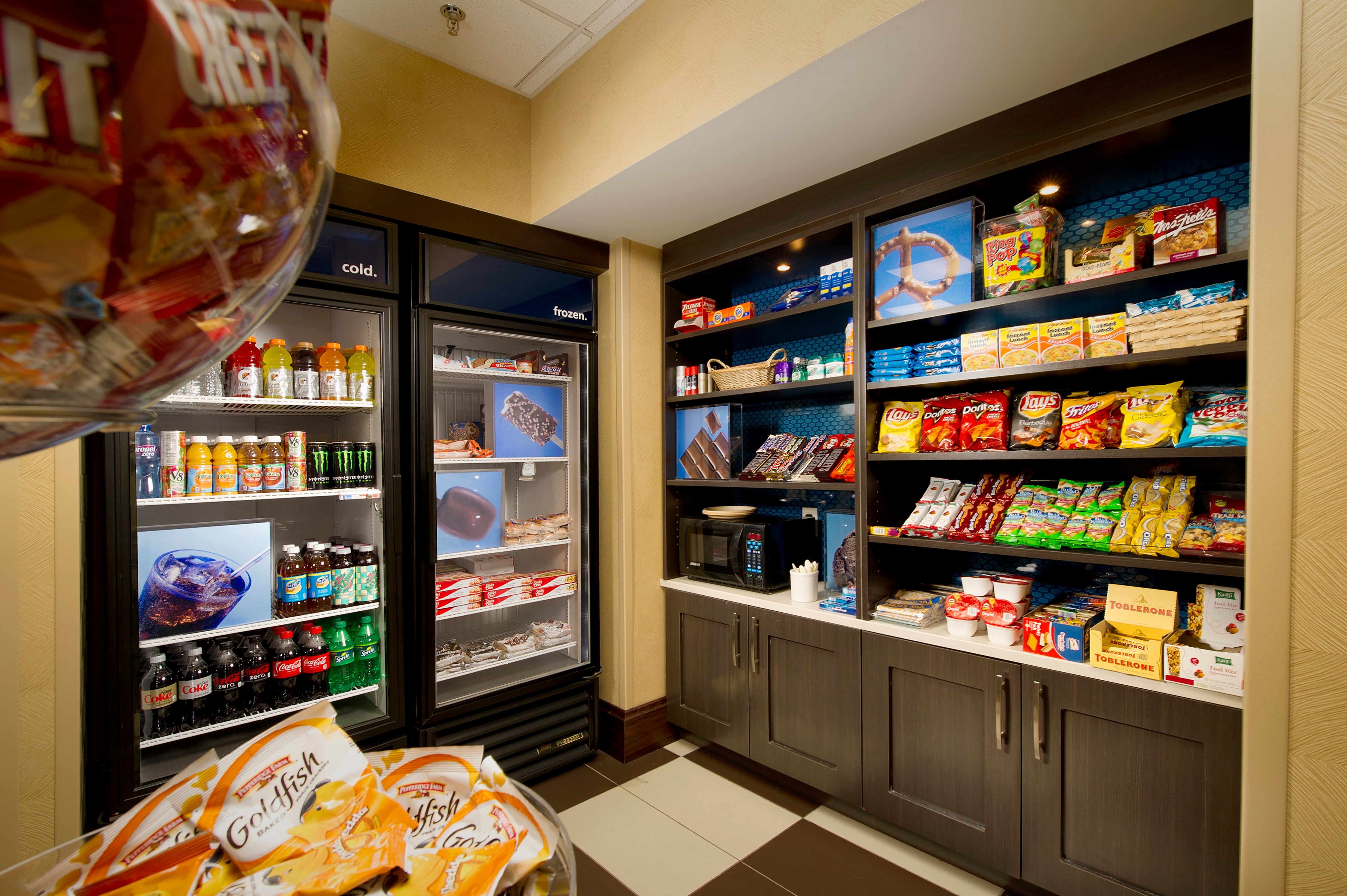 On-Site Store with Drinks, Snacks and Convenience Items