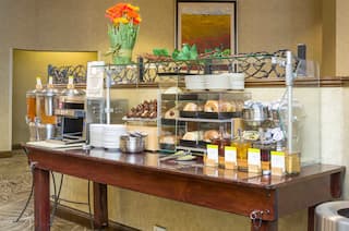 Beverage Station and Pastry Bar in Breakfast Buffet
