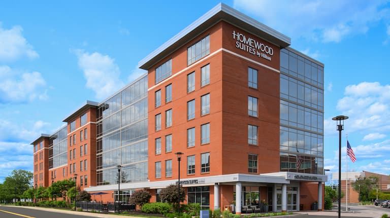 Exterior view of the hotel during the day