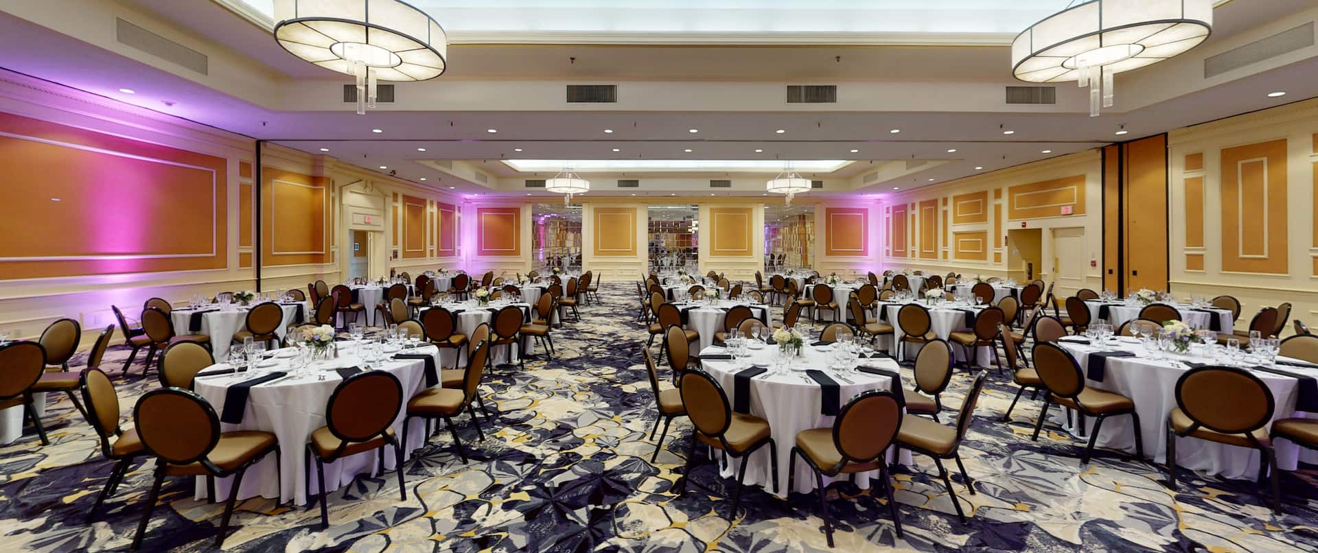 Grand Ballroom with round tables set-up