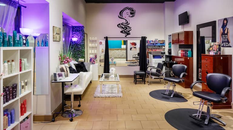 spa salon, hair care room