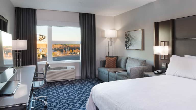 Pemandangan Stadion Kamar dengan Tempat Tidur King