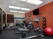 Fitness Center Room Running Machines and Weights