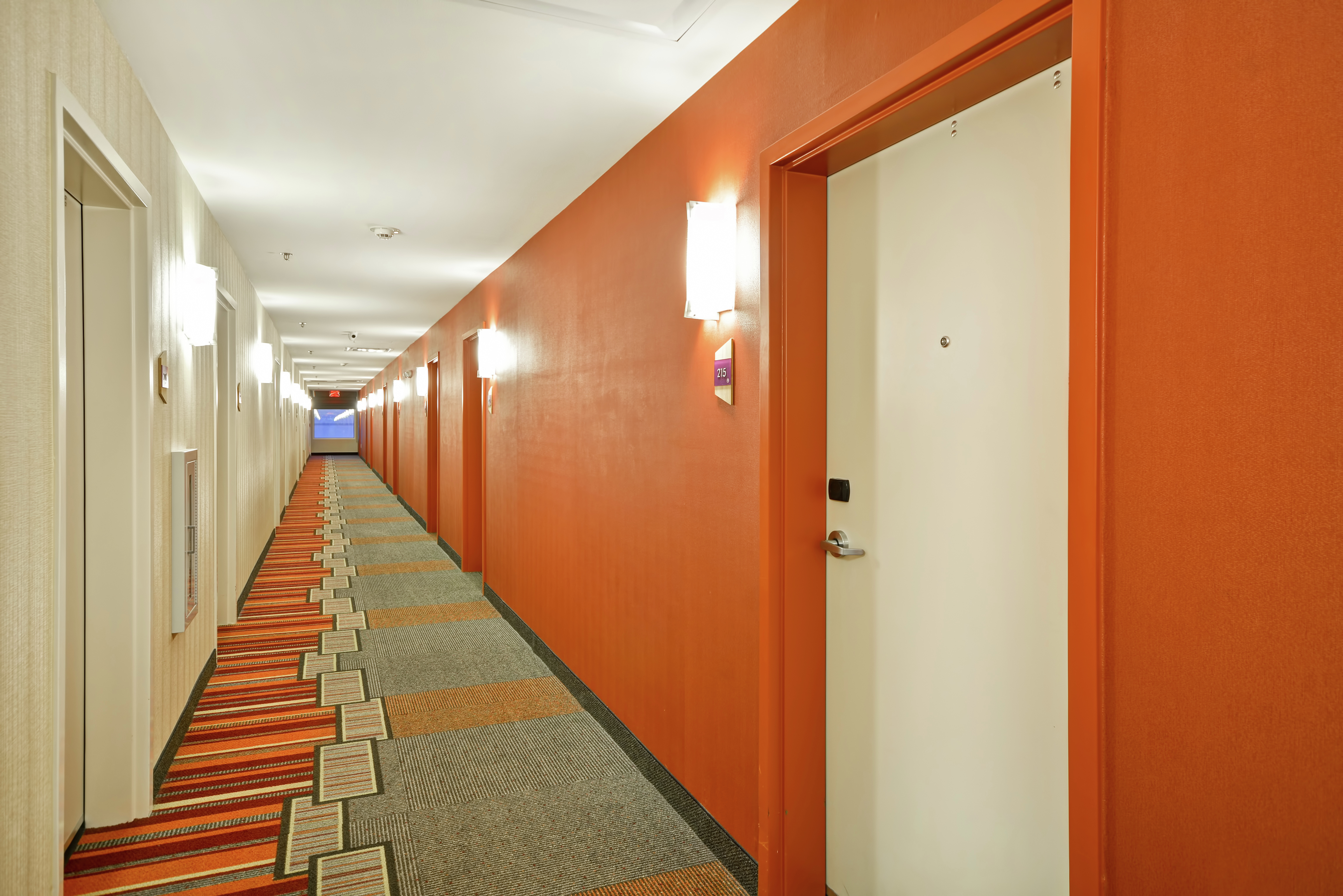 Hallway Leading to Guest Rooms